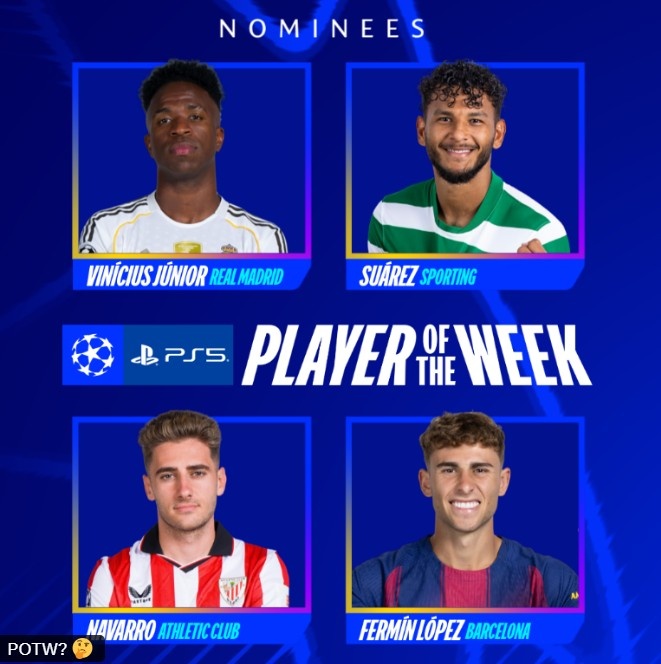 mk体育官网-欧冠官方本轮最佳球员候选：维尼修斯领衔，费尔明、纳瓦罗在列